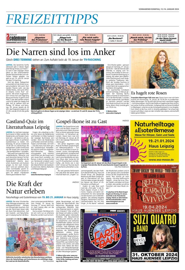 Zeitungsartikel der Naturheiltage & Esoterikmesse